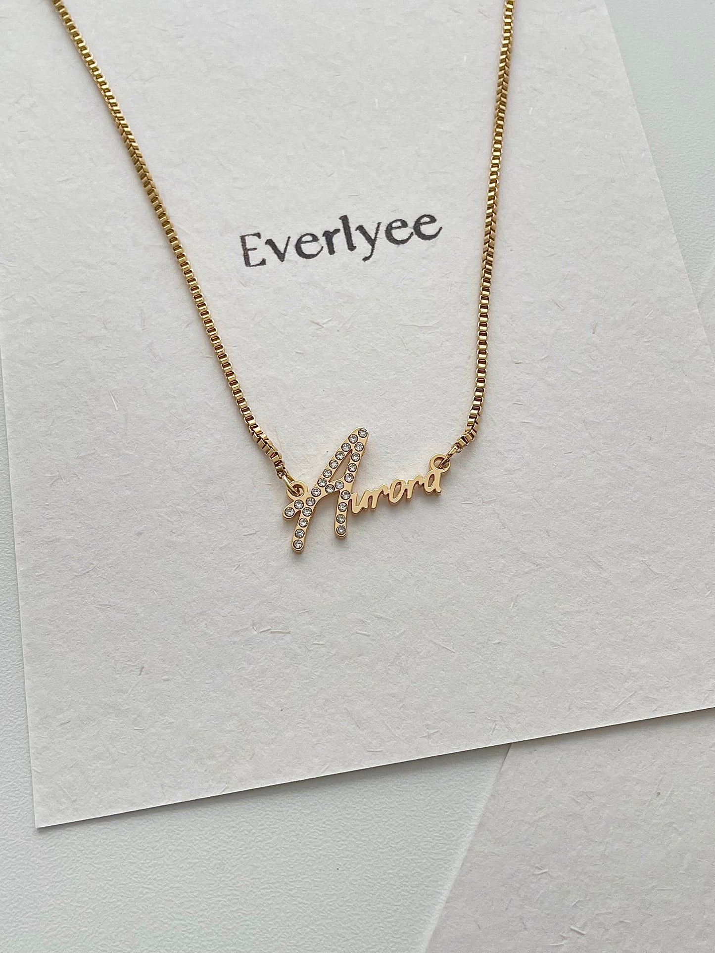 AURORA Name Necklace