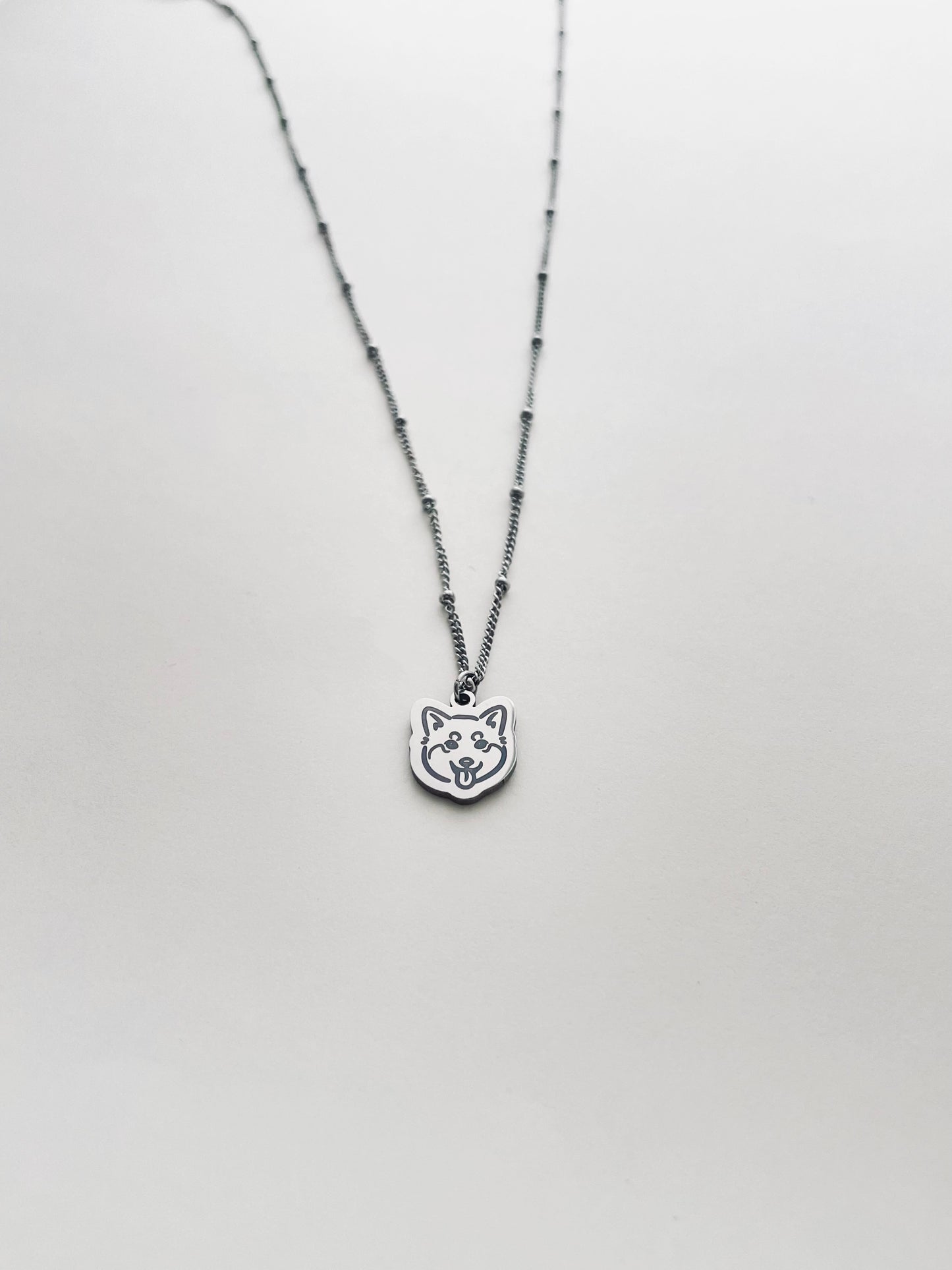 Pet Avatar Beaded Chain Necklace