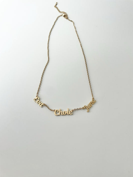 Multiple Name Necklace