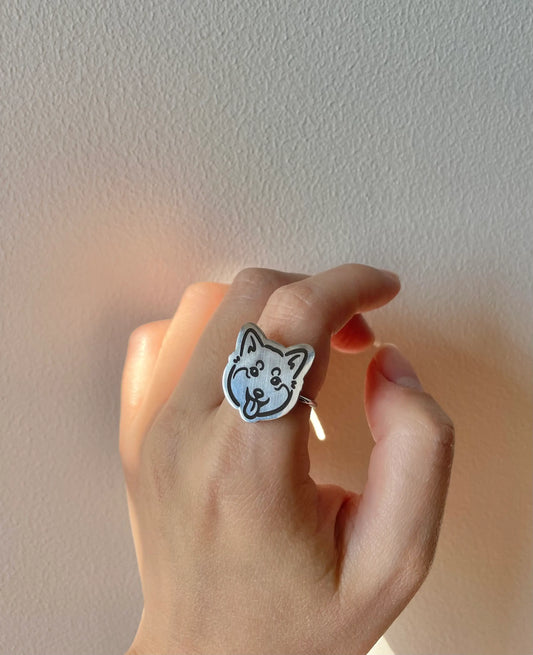 Pet Portrait Ring