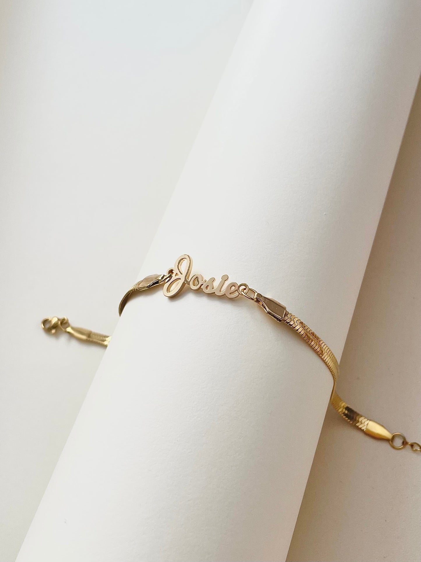 JOSIE Name Anklet