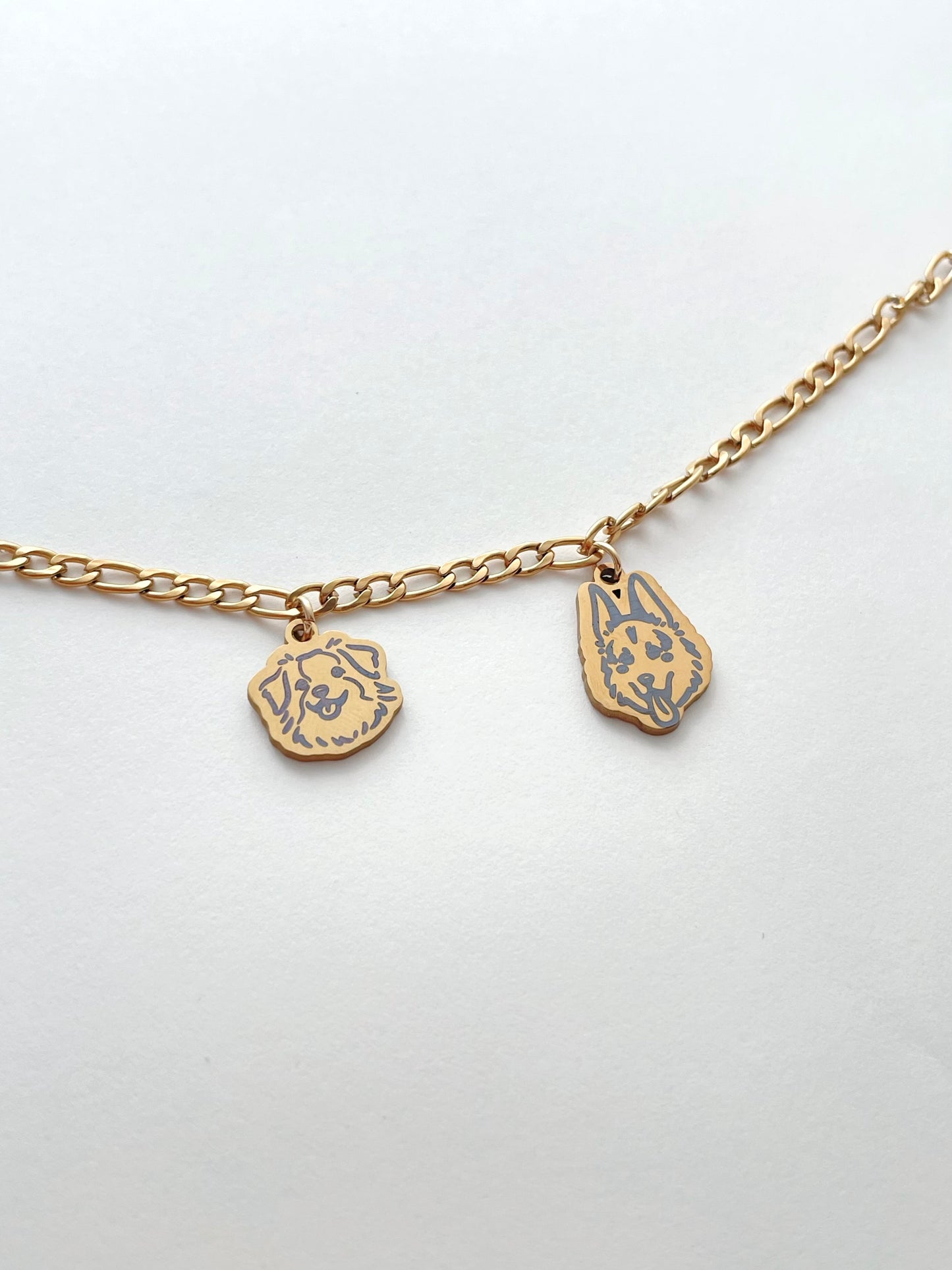 Furry Friends Figaro Chain Bracelet
