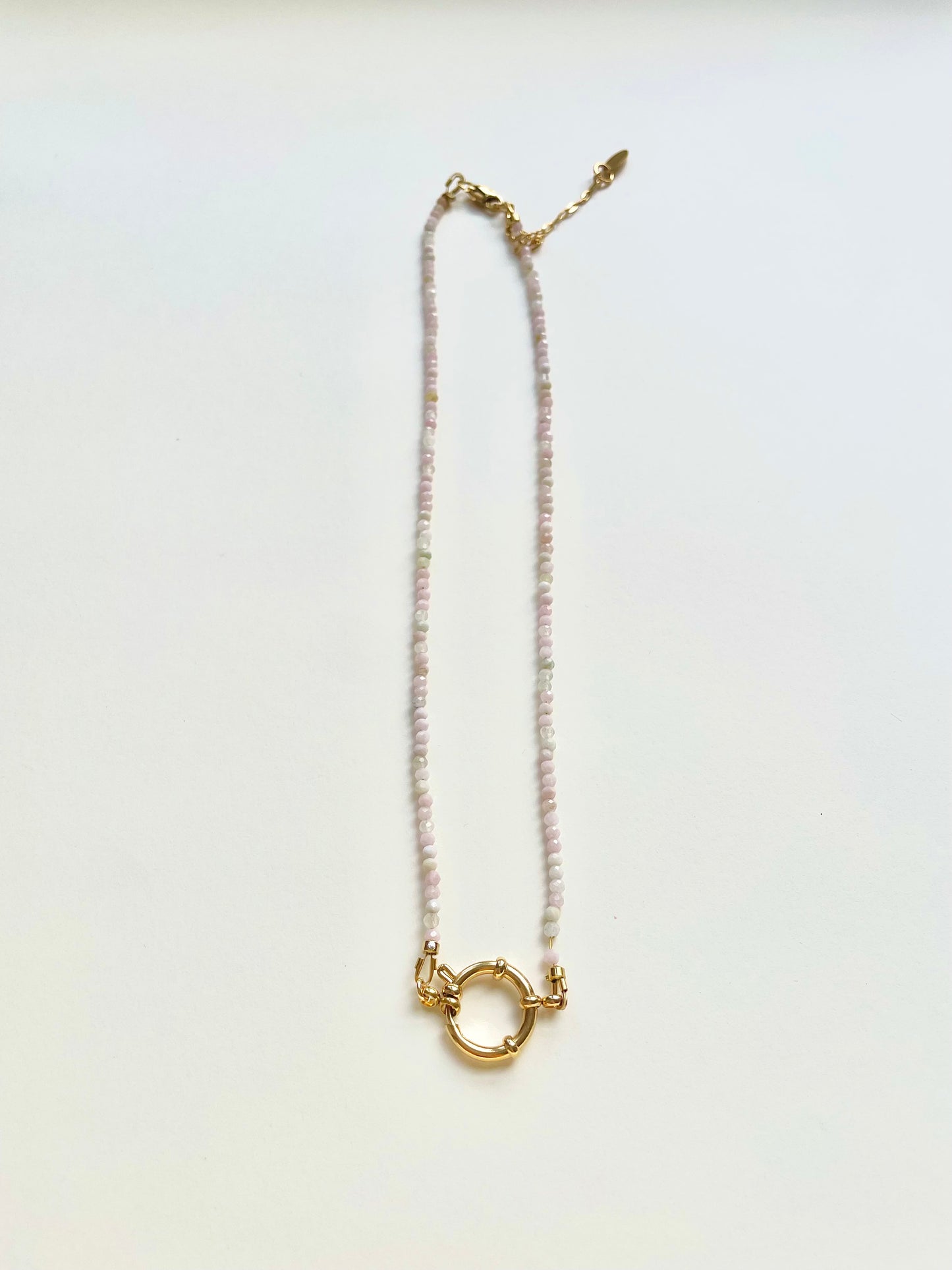 pink opal clasp chain from Everlyee's Snap N Swap Collection