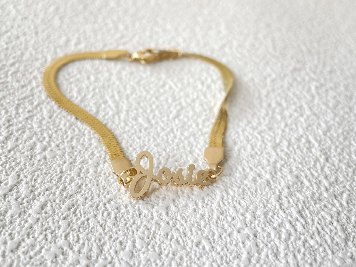 JOSIE Name Anklet