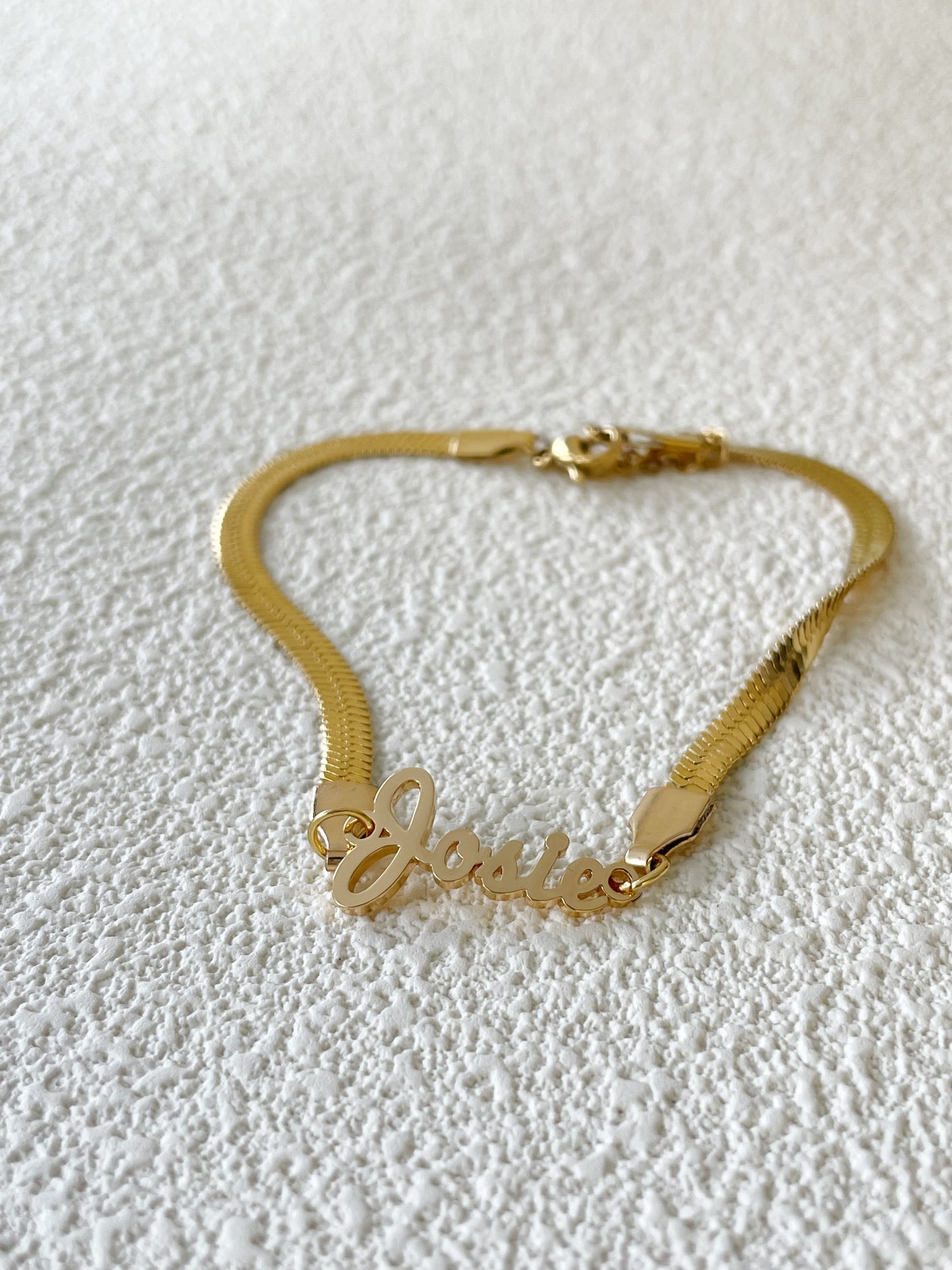 JOSIE Name Anklet