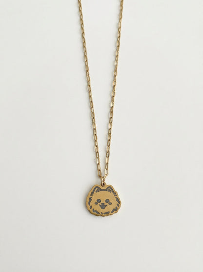 Pet Portrait Mini Clip Chain Necklace