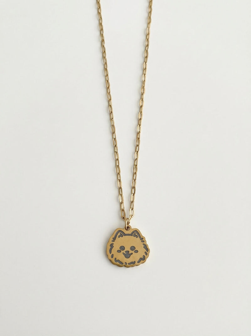 Pet Portrait Mini Clip Chain Necklace