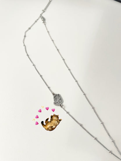 Pet and Name Necklace