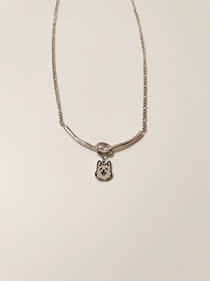 The Love Knot - Pet Portrait Necklace