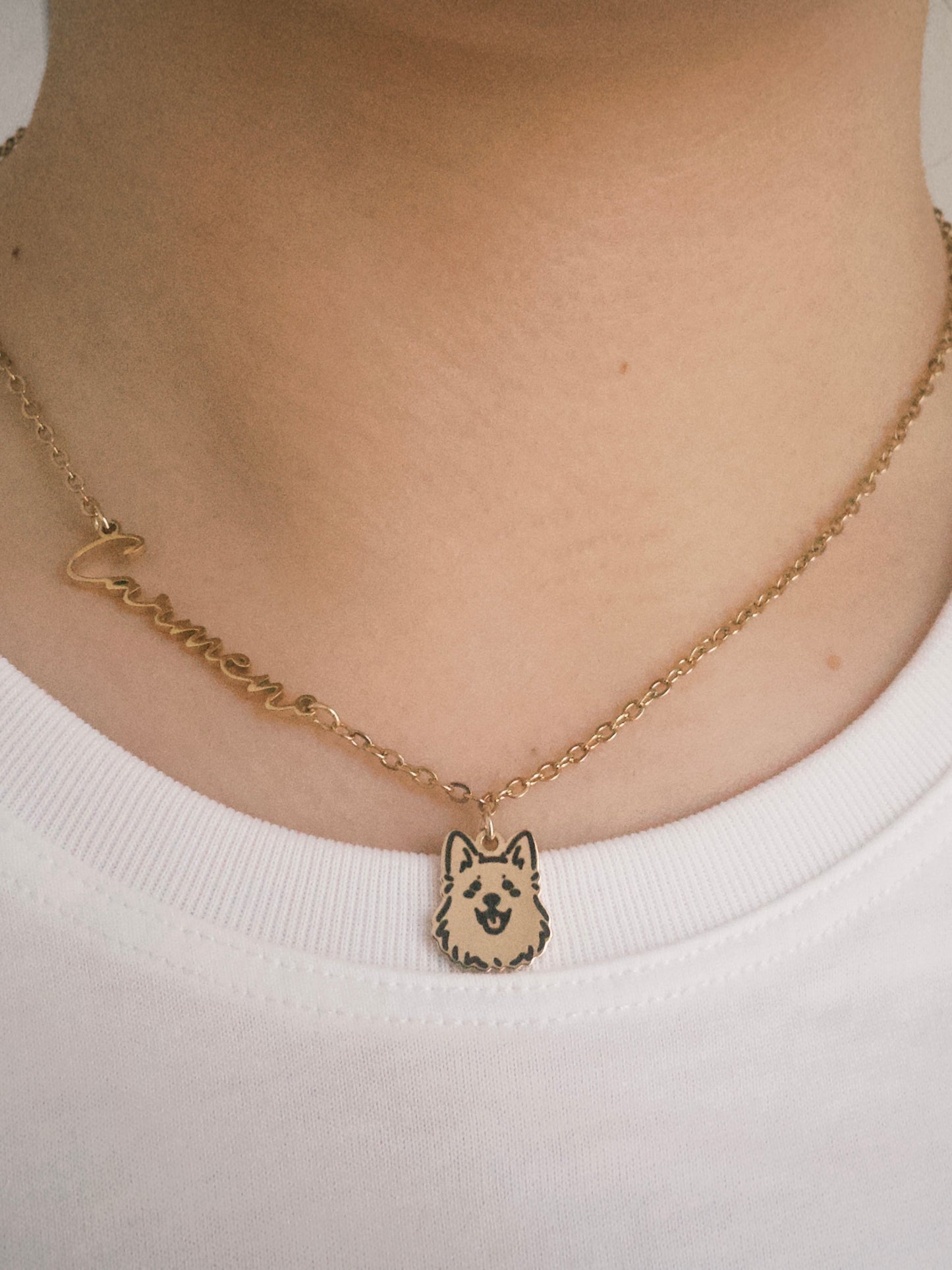 Pet Avatar Name Necklace