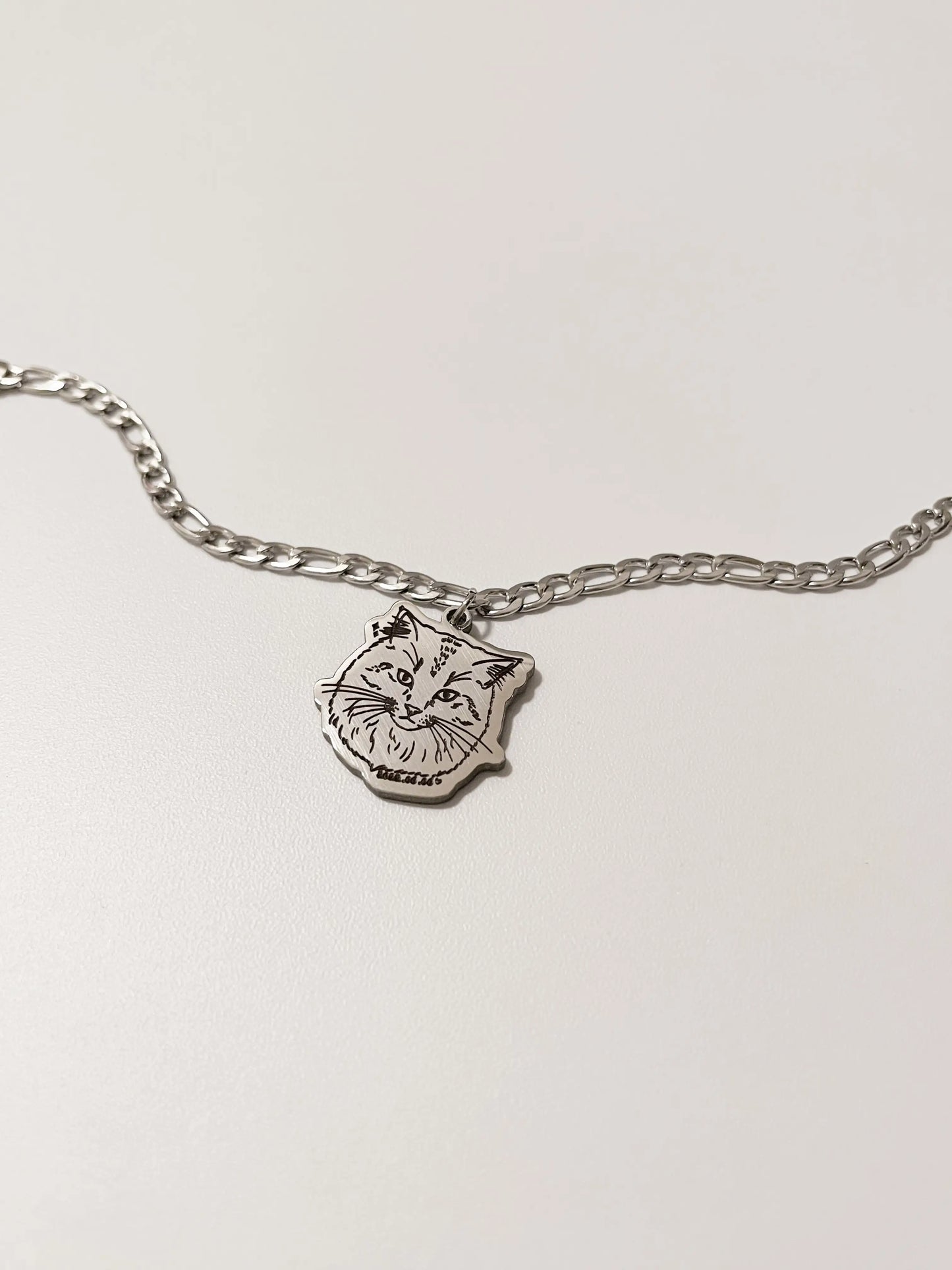 Furry Friends Figaro Chain Bracelet (Silver)