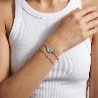 Furry Friends Beaded Chain Bracelet