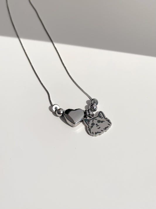 Pet Avatar Heart Necklace
