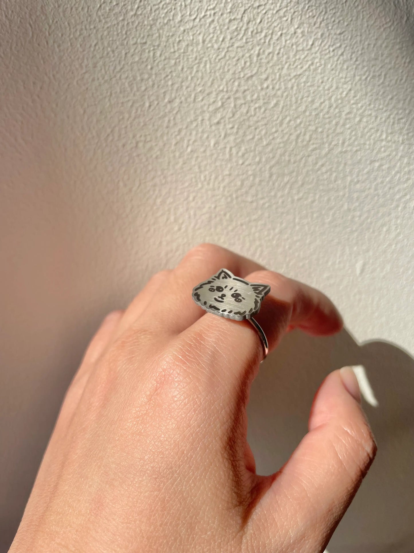 Pet Portrait Anxiety Ring