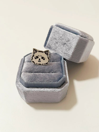 Pet Portrait Anxiety Ring