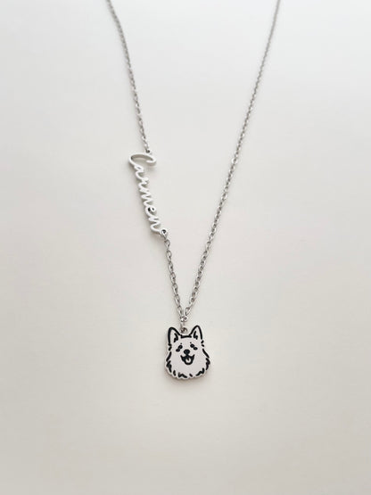 Pet Avatar Name Necklace
