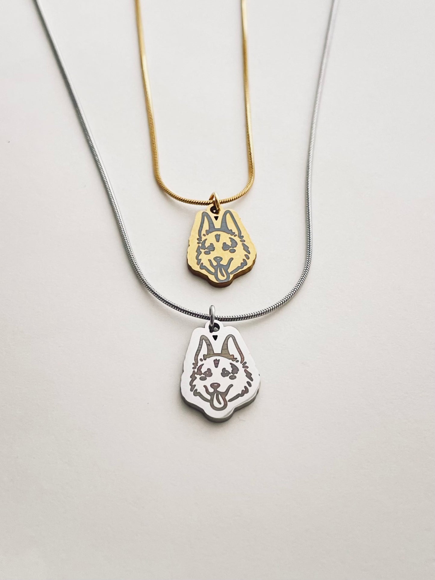 Pet Avatar Herringbone Chain Necklace