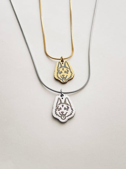 Pet Avatar Herringbone Chain Necklace