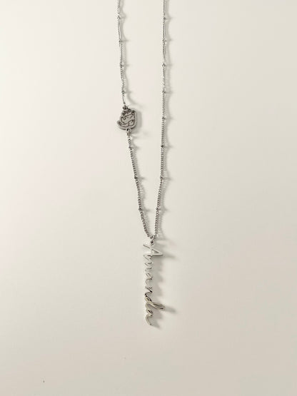 Pet and Name Necklace