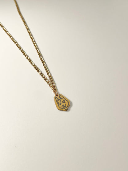 Pet Portrait Figaro Chain Necklace