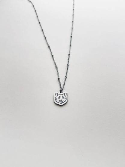 Pet Avatar Beaded Chain Necklace