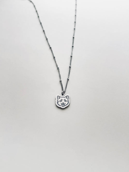 Pet Avatar Beaded Chain Necklace