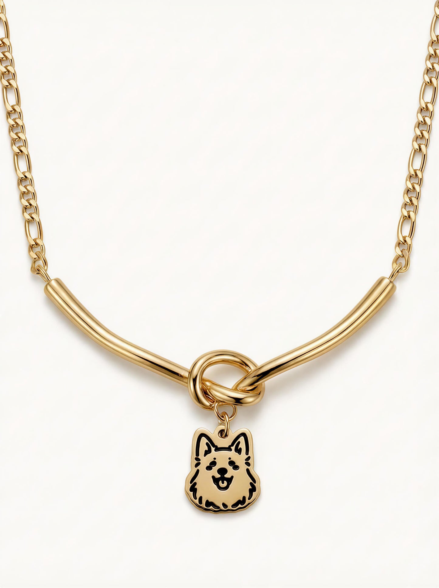 The Love Knot - Pet Portrait Necklace
