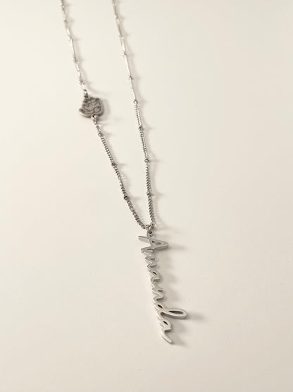 Pet and Name Necklace