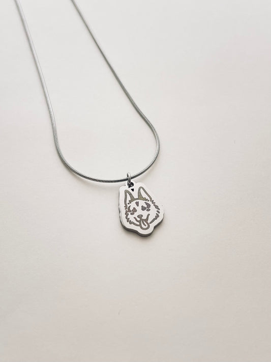 Pet Avatar Herringbone Chain Necklace