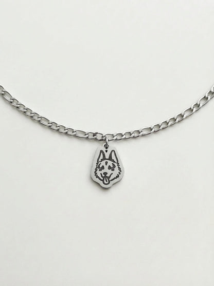 Pet Portrait Figaro Chain Necklace