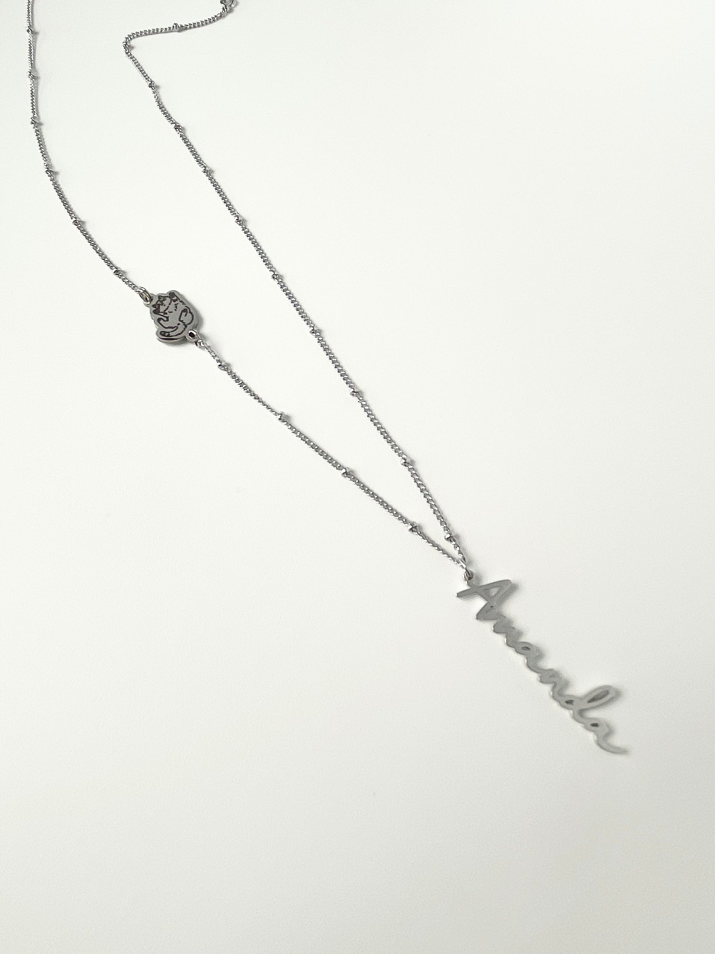 Pet and Name Necklace