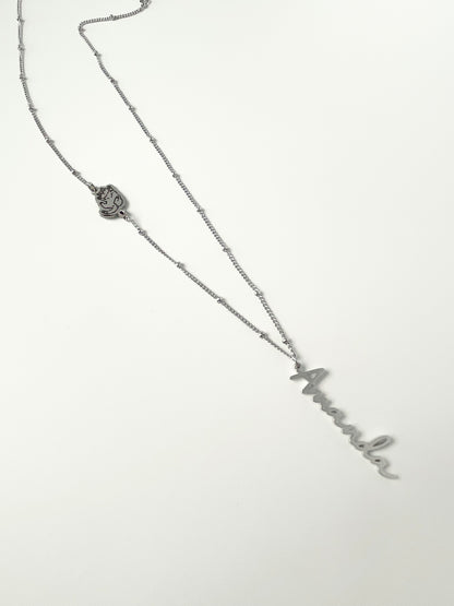 Pet and Name Necklace