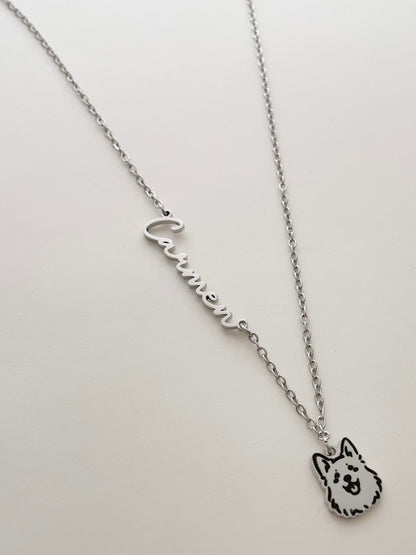 Pet Avatar Name Necklace