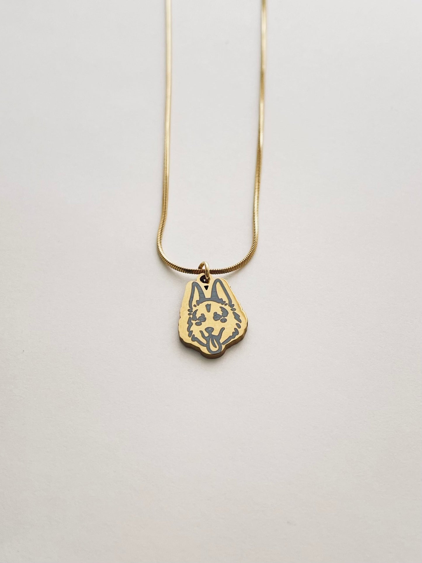 Pet Avatar Herringbone Chain Necklace