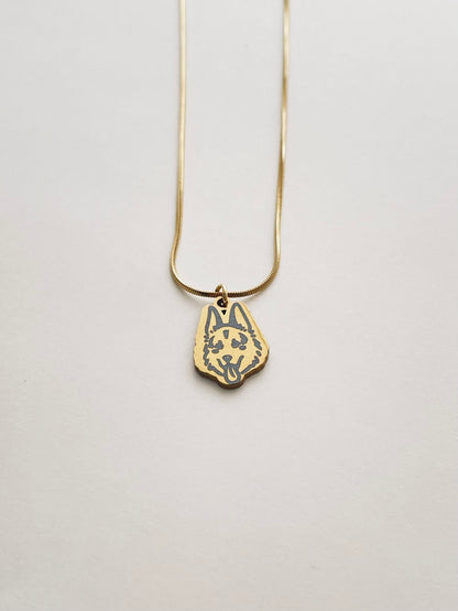 Pet Avatar Herringbone Chain Necklace
