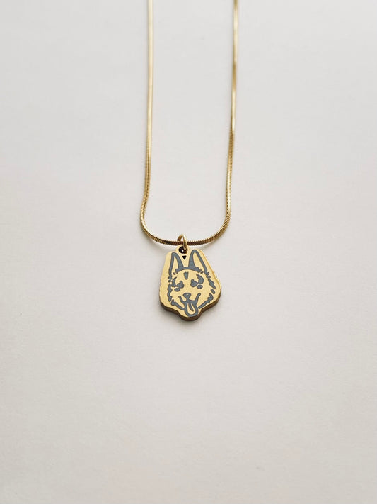 Pet Avatar Herringbone Chain Necklace