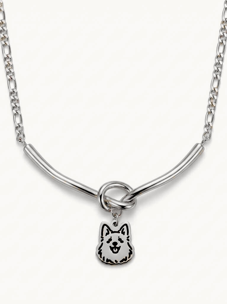 The Love Knot - Pet Portrait Necklace