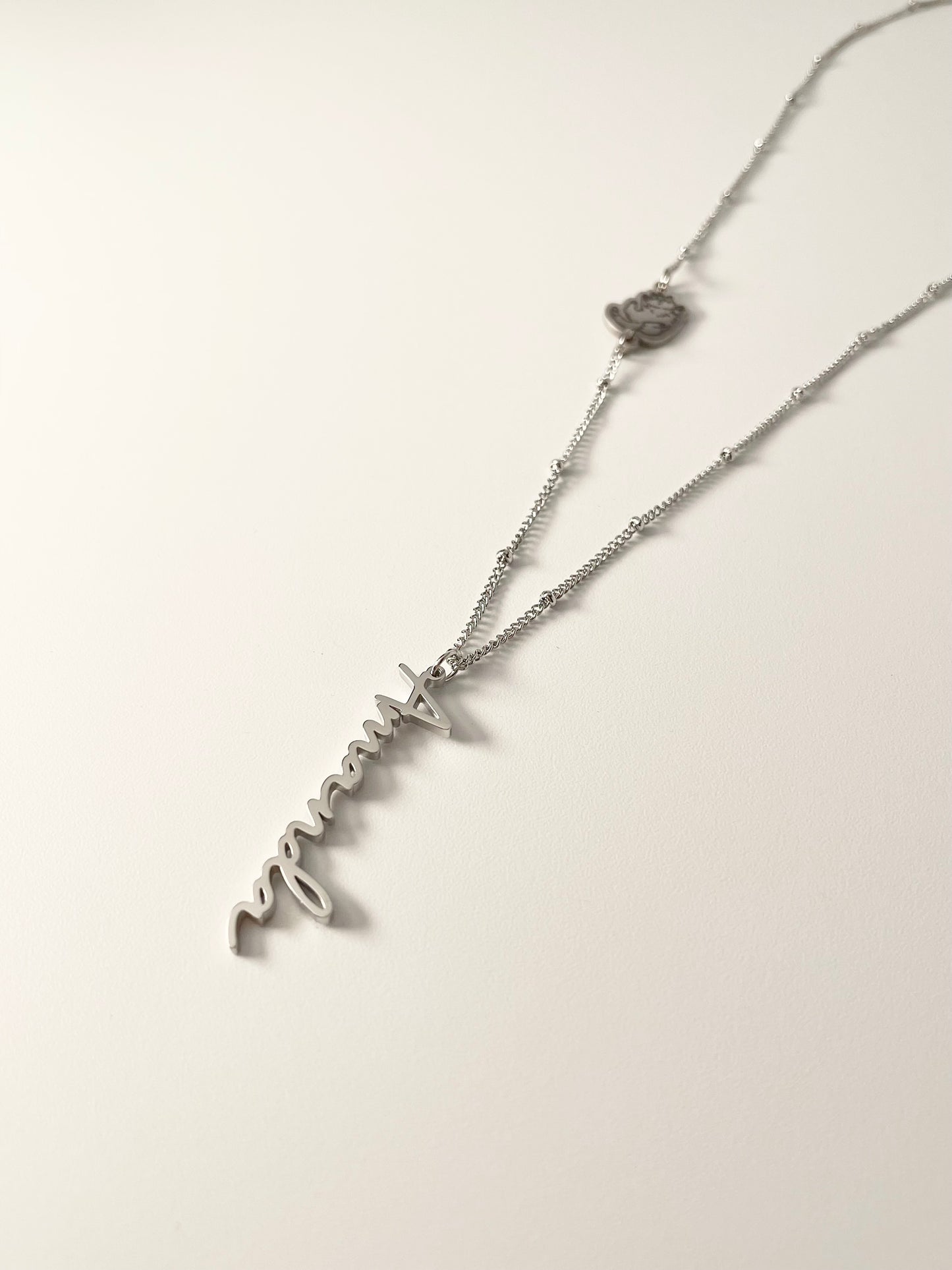 Pet and Name Necklace