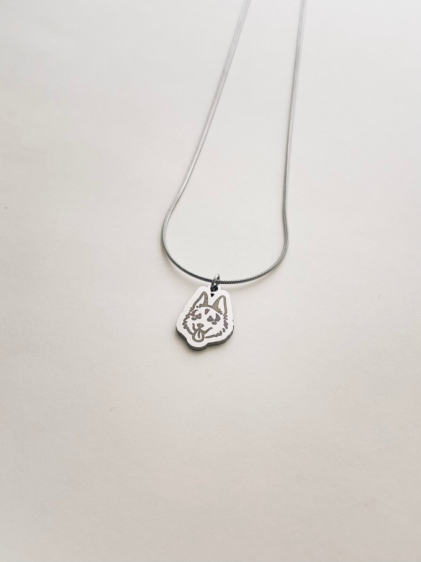 Pet Avatar Herringbone Chain Necklace